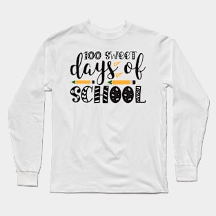 100 Sweet Days Of School Long Sleeve T-Shirt